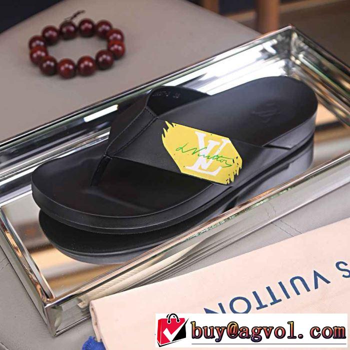  オススメしたい最新注目ファション ルイ ヴィトン LOUIS VUITTON 3色可選 サンダル 2019春夏人気トレンドアイテム