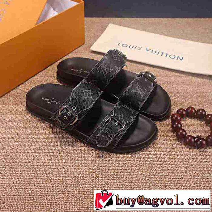  サンダル 夏らしい抜け感を演出し ルイ ヴィトン2019年春夏シーズンの人気  LOUIS VUITTON 2色可選 スタイルを綺麗に