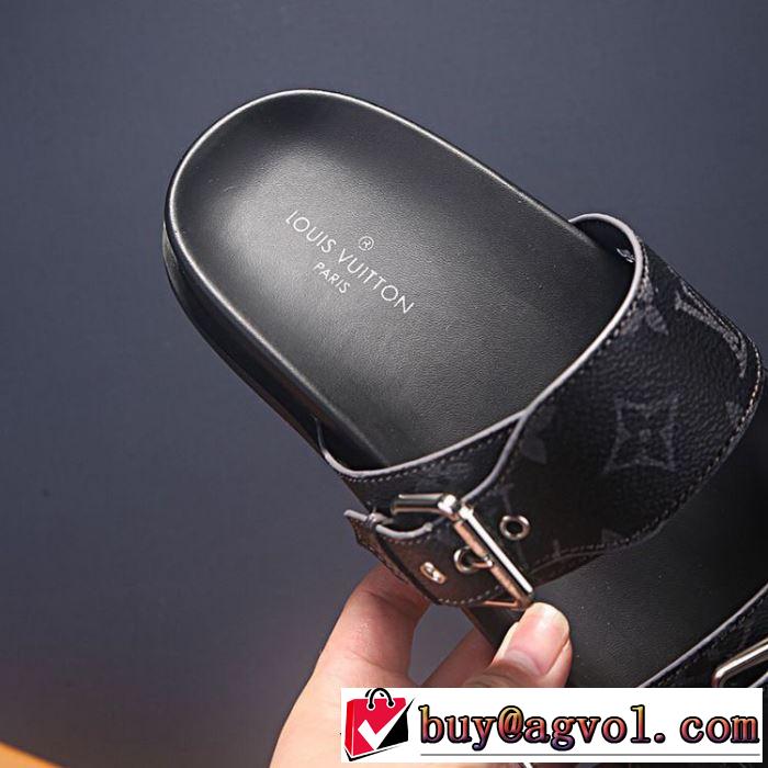  サンダル 夏らしい抜け感を演出し ルイ ヴィトン2019年春夏シーズンの人気  LOUIS VUITTON 2色可選 スタイルを綺麗に
