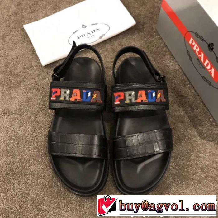 夏先に大活躍する プラダ PRADA  《2019年》今、注目のストリートサンダル春夏らしい爽やかさ