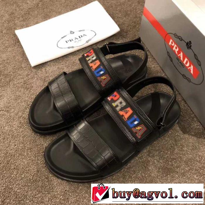 夏先に大活躍する プラダ PRADA  《2019年》今、注目のストリートサンダル春夏らしい爽やかさ