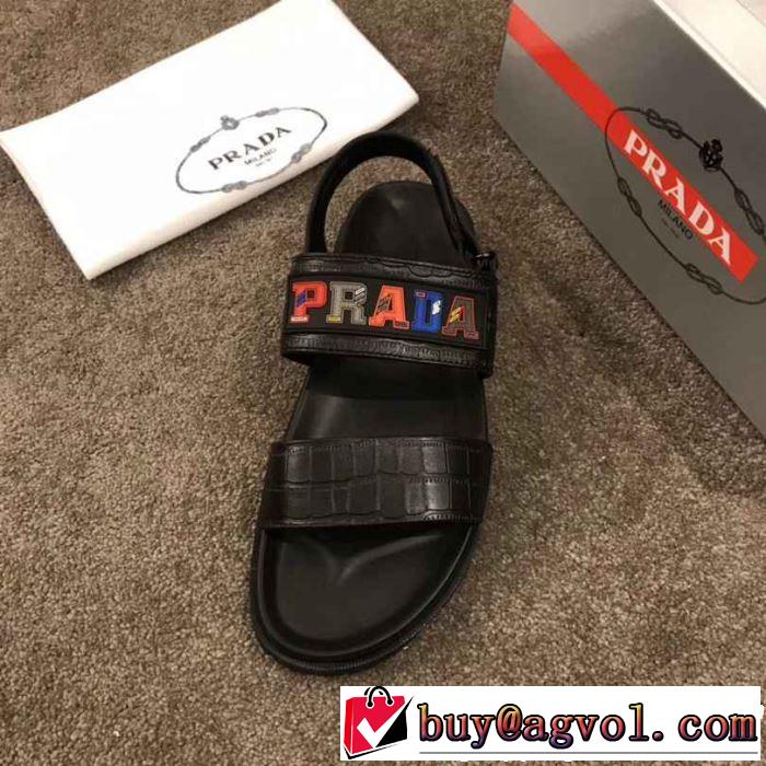 夏先に大活躍する プラダ PRADA  《2019年》今、注目のストリートサンダル春夏らしい爽やかさ