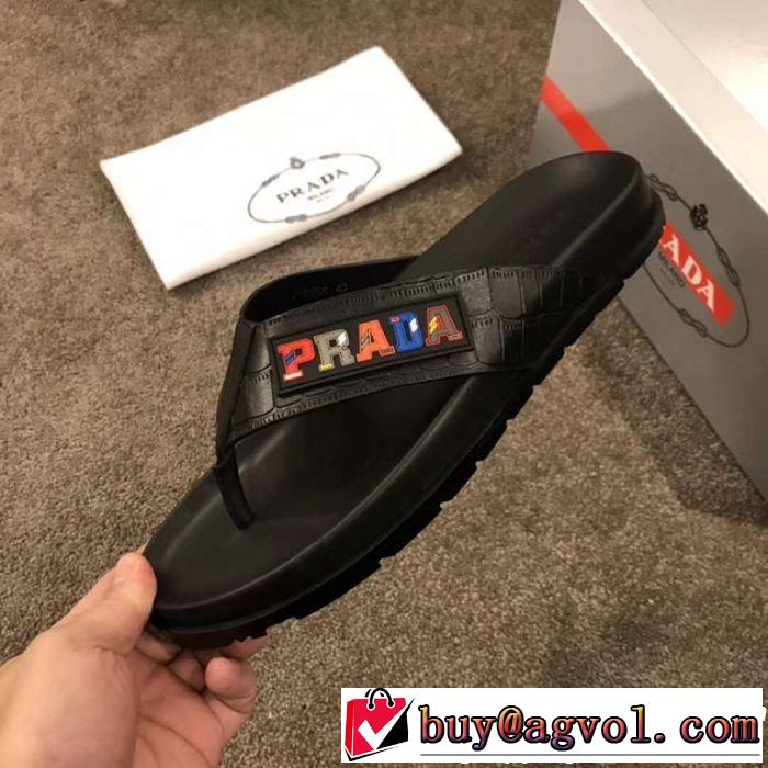 大人っぽく着こなし プラダ PRADA大胆にデザインオシャレ新品 サンダル2019春夏のトレンド新商品