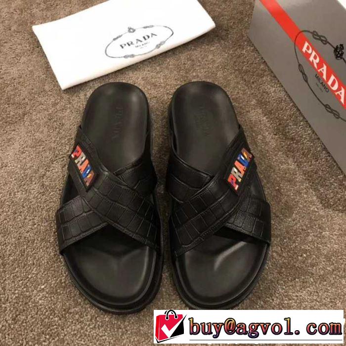 デザイン抜群のアイテム プラダ PRADA 爽やかカジュアル人気 サンダル2019春夏は人気定番