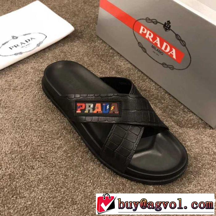 デザイン抜群のアイテム プラダ PRADA 爽やかカジュアル人気 サンダル2019春夏は人気定番