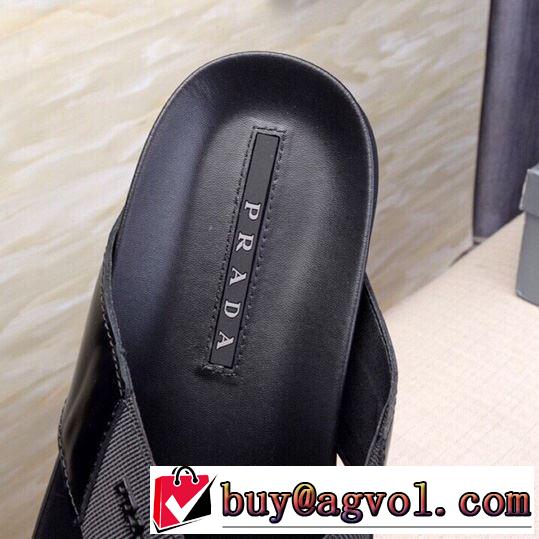  2019春夏の大注目トレンド サンダル 肌触りの良いサラりと  プラダ 大胆にデザインオシャレ新品 PRADA 今から夏まで活躍する