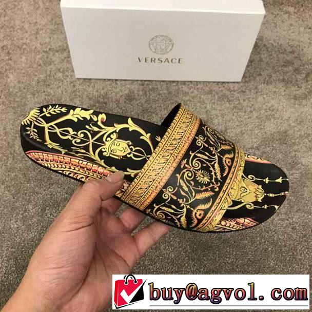  ヴェルサーチVERSACE ぐっと鮮度がアップ サンダル  2019年春夏シーズンの人気 クラシカルな雰囲気  2色可選