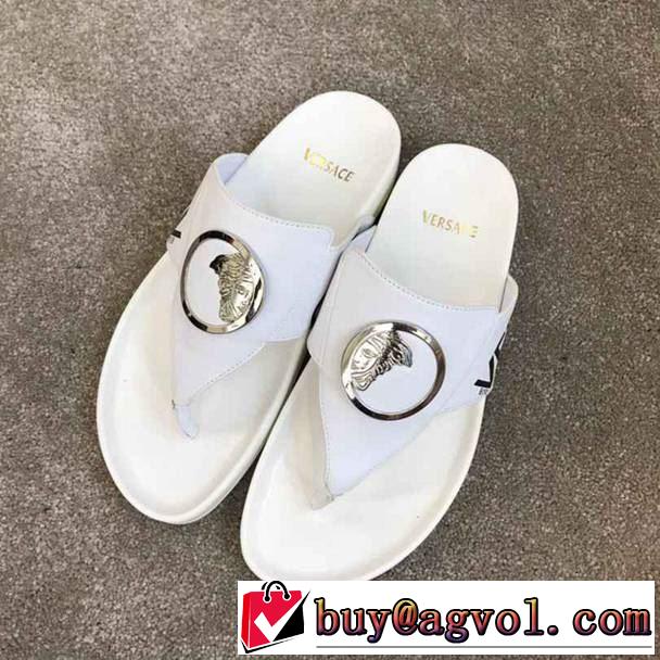  2色可選 ぜひ今年のトレンドをチェック サンダル 2019年春夏流行ファッション  ヴェルサーチVERSACE
