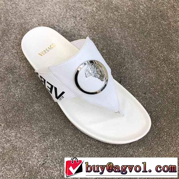  2色可選 ぜひ今年のトレンドをチェック サンダル 2019年春夏流行ファッション  ヴェルサーチVERSACE