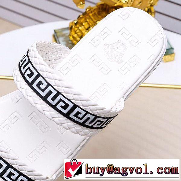 サンダル 最も目立ったブランド新品  2019夏色っぽさ ヴェルサーチVERSACE 夏の王道　適度な上品さ 2色可選 