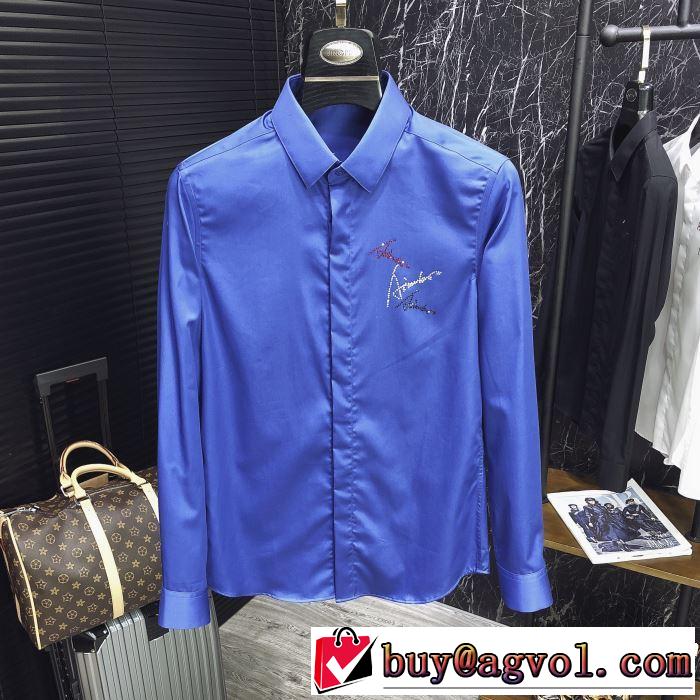 長袖 /ロンT/ロングT/ロングTシャツ春夏に役立つカジュアル  3色可選 アルマーニ ARMANI 2019春夏トレンドアイテム
