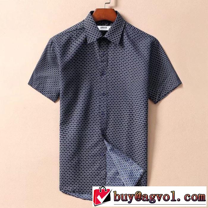  夏に良く似合うちょっと新品 アルマーニ2019春夏人気トレンドアイテム ARMANI  シャツ