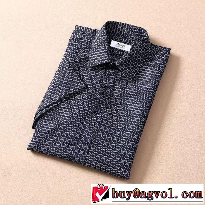 夏に良く似合うちょっと新品 アルマーニ2019春夏人気トレンドアイテム ARMANI  シャツ