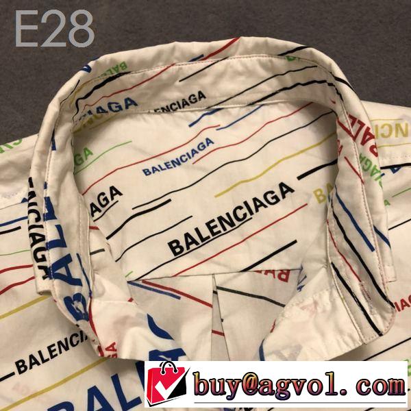 今季トレンドの限定アイテム バレンシアガ BALENCIAGA シャツ 2色可選 2019年の夏のマスト