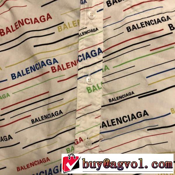 今季トレンドの限定アイテム バレンシアガ BALENCIAGA シャツ 2色可選 2019年の夏のマスト