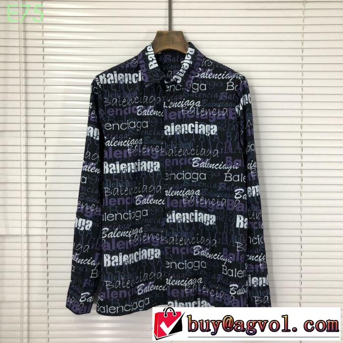 バレンシアガ BALENCIAGA シャツ 2019年最新ファッション 人気ストリートブランド新品