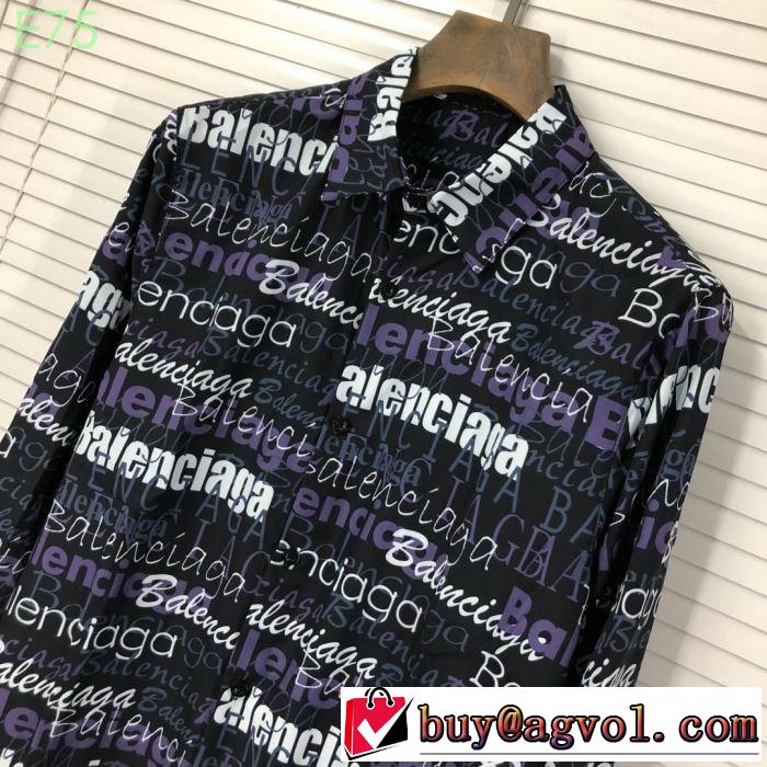 バレンシアガ BALENCIAGA シャツ 2019年最新ファッション 人気ストリートブランド新品