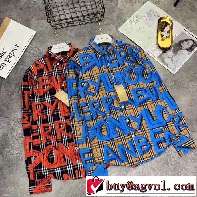  春夏に役立つカジュアル 2色可選  長袖 /ロンT/ロングT/ロングTシャツ バーバリー BURBERRY  2019春夏トレンドアイテム 