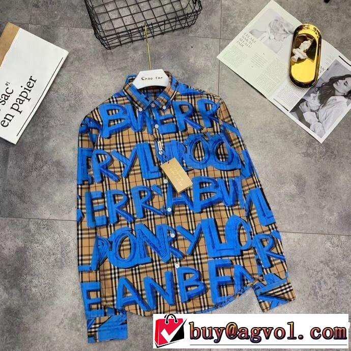 春夏に役立つカジュアル 2色可選  長袖 /ロンT/ロングT/ロングTシャツ バーバリー BURBERRY  2019春夏トレンドアイテム