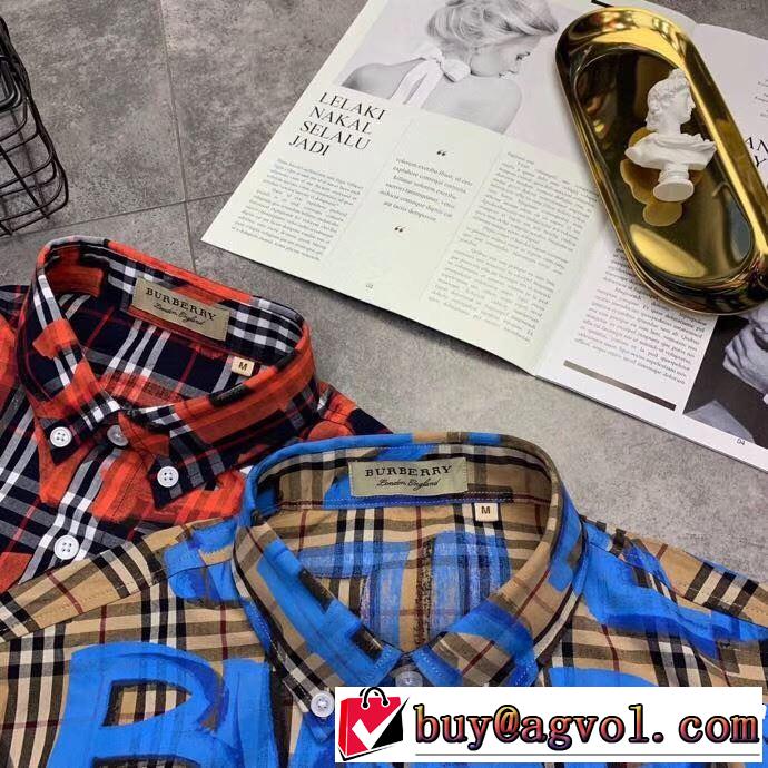 春夏に役立つカジュアル 2色可選  長袖 /ロンT/ロングT/ロングTシャツ バーバリー BURBERRY  2019春夏トレンドアイテム