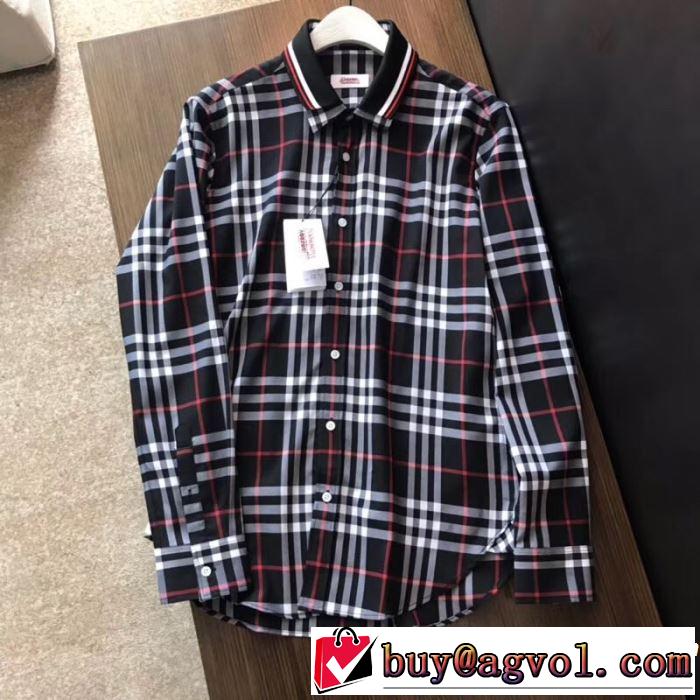 夏の大人カジュアルスタイル 長袖 /ロンT/ロングT/ロングTシャツ 2019春夏も引き続き人気セール バーバリー BURBERRY 2色可選