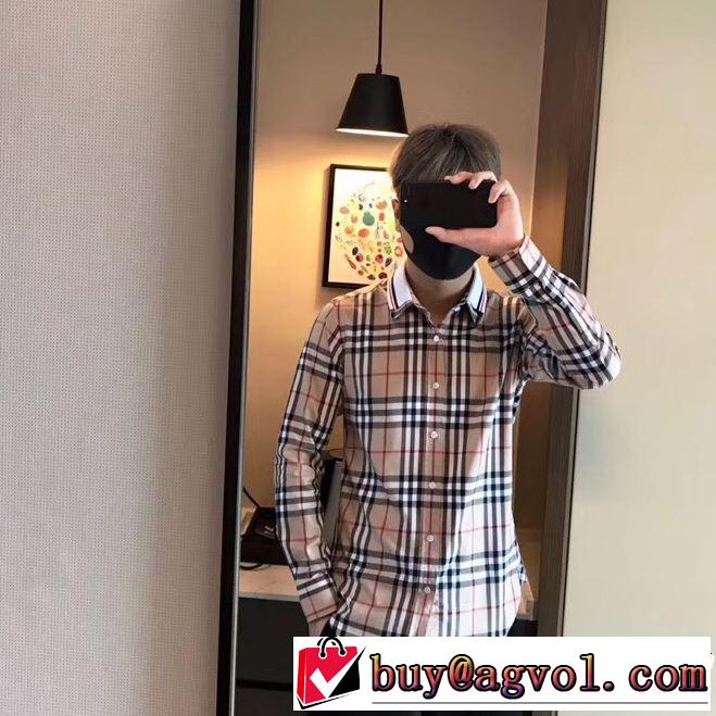夏の大人カジュアルスタイル 長袖 /ロンT/ロングT/ロングTシャツ 2019春夏も引き続き人気セール バーバリー BURBERRY 2色可選