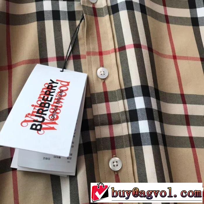 夏の大人カジュアルスタイル 長袖 /ロンT/ロングT/ロングTシャツ 2019春夏も引き続き人気セール バーバリー BURBERRY 2色可選