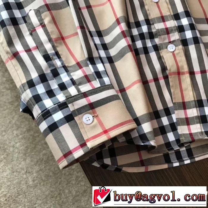 夏の大人カジュアルスタイル 長袖 /ロンT/ロングT/ロングTシャツ 2019春夏も引き続き人気セール バーバリー BURBERRY 2色可選