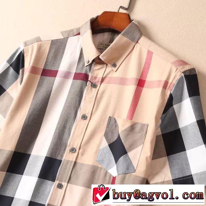 今期注目のブランドトレンド BURBERRY 3色可選2019年春夏シャツ バーバリー毎年トレンドアイテムが出る