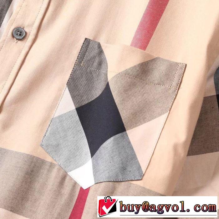 今期注目のブランドトレンド BURBERRY 3色可選2019年春夏シャツ バーバリー毎年トレンドアイテムが出る
