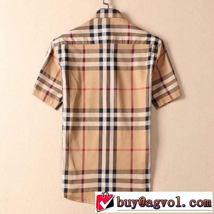 BURBERRY 2色可選 夏先に大活躍するシャツ 毎年トレンドアイテムが出る バーバリー2019春夏のトレンド新商品