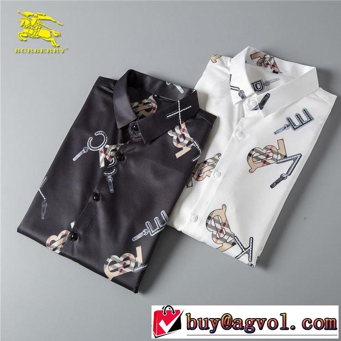  【2019年】夏のファッション シャツ バーバリーオススメしたい最新注目ファション BURBERRY 2色可選