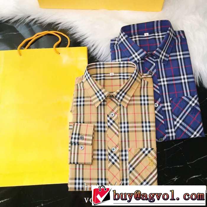 バーバリー BURBERRY シャツ 2色可選 2019-20秋冬トレンドファッション オシャレスタイルが今年流