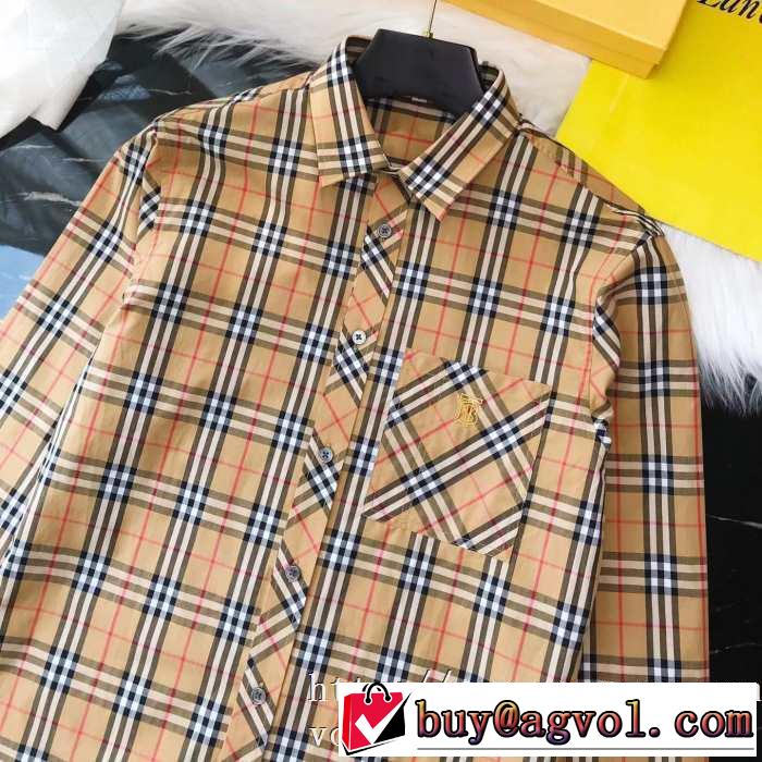 バーバリー BURBERRY シャツ 2色可選 2019-20秋冬トレンドファッション オシャレスタイルが今年流
