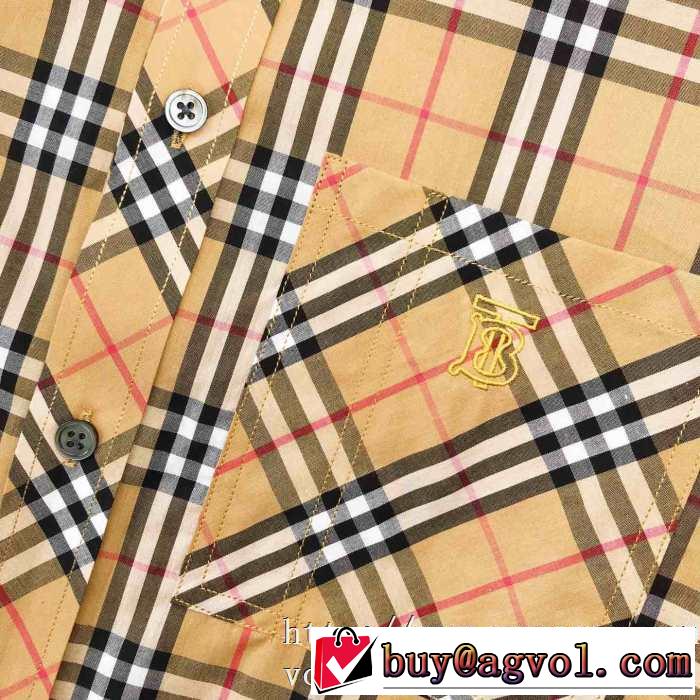 バーバリー BURBERRY シャツ 2色可選 2019-20秋冬トレンドファッション オシャレスタイルが今年流