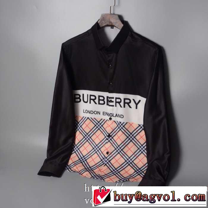 バーバリー BURBERRY シャツ 2色可選 速報！2019年秋ファッショントレンド 人気ブランドの秋冬新色