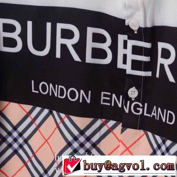 バーバリー BURBERRY シャツ 2色可選 速報！2019年秋ファッショントレンド 人気ブランドの秋冬新色