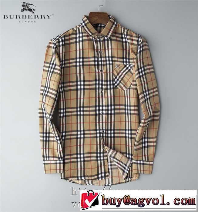バーバリー BURBERRY シャツ 2色可選 秋冬とれんど新品目立ち 2019-20秋冬取り入れやすい