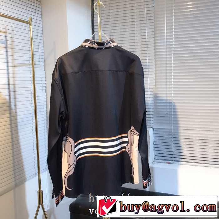 バーバリー BURBERRY シャツ 2色可選 2019トレンドアイテム激安 秋こそ楽しめるアイテム