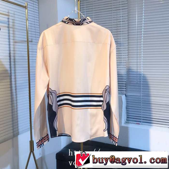 バーバリー BURBERRY シャツ 2色可選 2019トレンドアイテム激安 秋こそ楽しめるアイテム