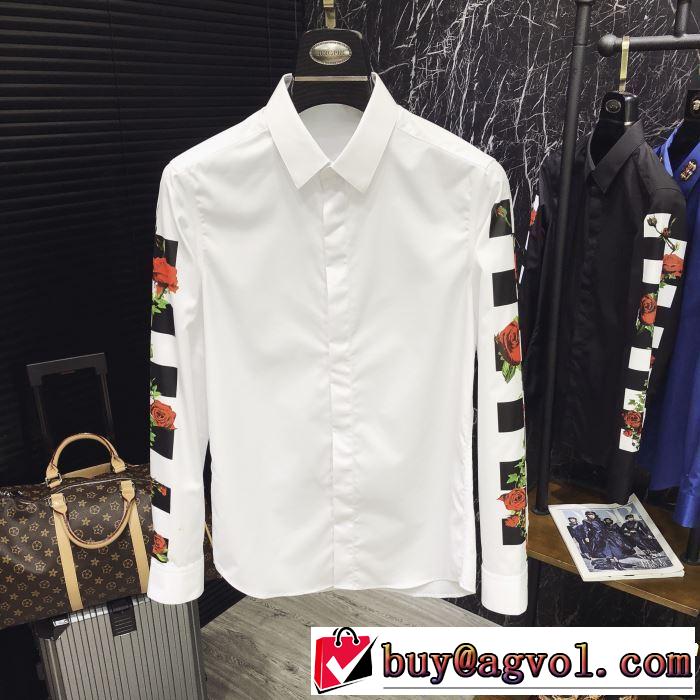  春夏の流行り2019新品 ドルチェ＆ガッバーナ Dolce&Gabbana 長袖 /ロンT/ロングT/ロングTシャツ 今旬のシルエットバランス 2色可選 