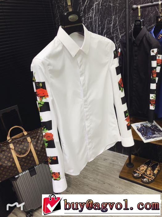 春夏の流行り2019新品 ドルチェ＆ガッバーナ Dolce&Gabbana 長袖 /ロンT/ロングT/ロングTシャツ 今旬のシルエットバランス 2色可選