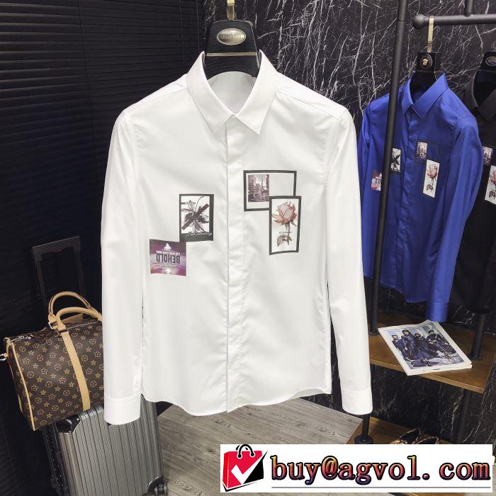  4色可選 風通しの良いフレア ドルチェ＆ガッバーナ Dolce&Gabbana2019春夏トレンドアイテム 長袖 /ロンT/ロングT/ロングTシャツ 