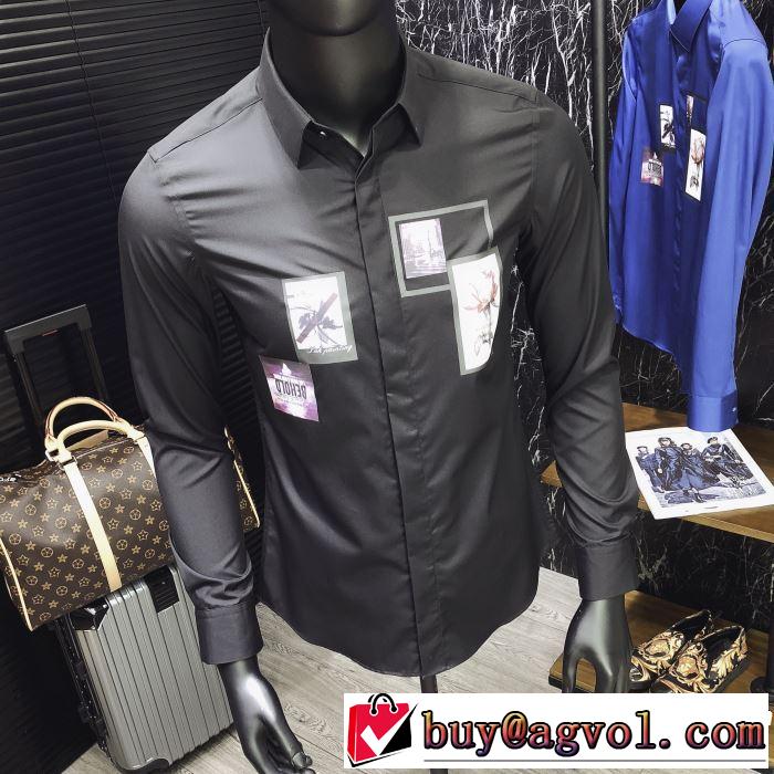 4色可選 風通しの良いフレア ドルチェ＆ガッバーナ Dolce&Gabbana2019春夏トレンドアイテム 長袖 /ロンT/ロングT/ロングTシャツ