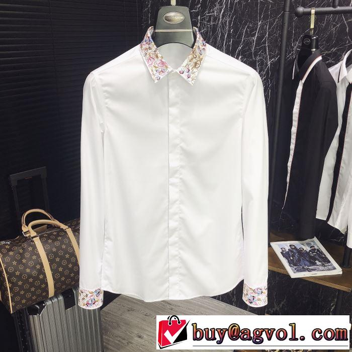 長袖 /ロンT/ロングT/ロングTシャツ2019春夏も引き続き人気セール ドルチェ＆ガッバーナ Dolce&Gabbana  2色可選