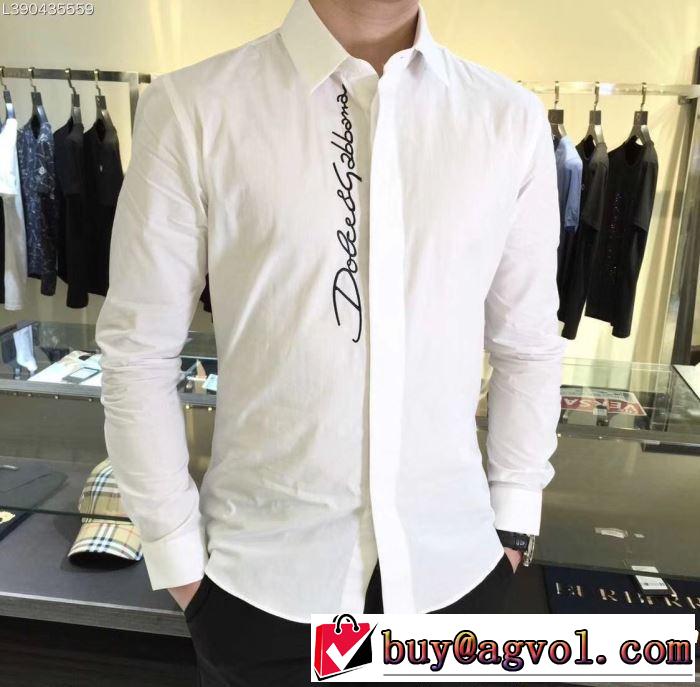 リラックススタイルが実現 ドルチェ＆ガッバーナ Dolce&Gabbana 長袖 /ロンT/ロングT/ロングTシャツ 《2019年》今、注目のストリート