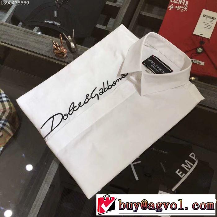 リラックススタイルが実現 ドルチェ＆ガッバーナ Dolce&Gabbana 長袖 /ロンT/ロングT/ロングTシャツ 《2019年》今、注目のストリート