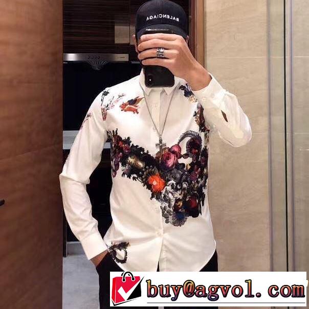 新しい斬新なスタイル ドルチェ＆ガッバーナ Dolce&Gabbana2019夏ファション新品  長袖 /ロンT/ロングT/ロングTシャツ 2色可選