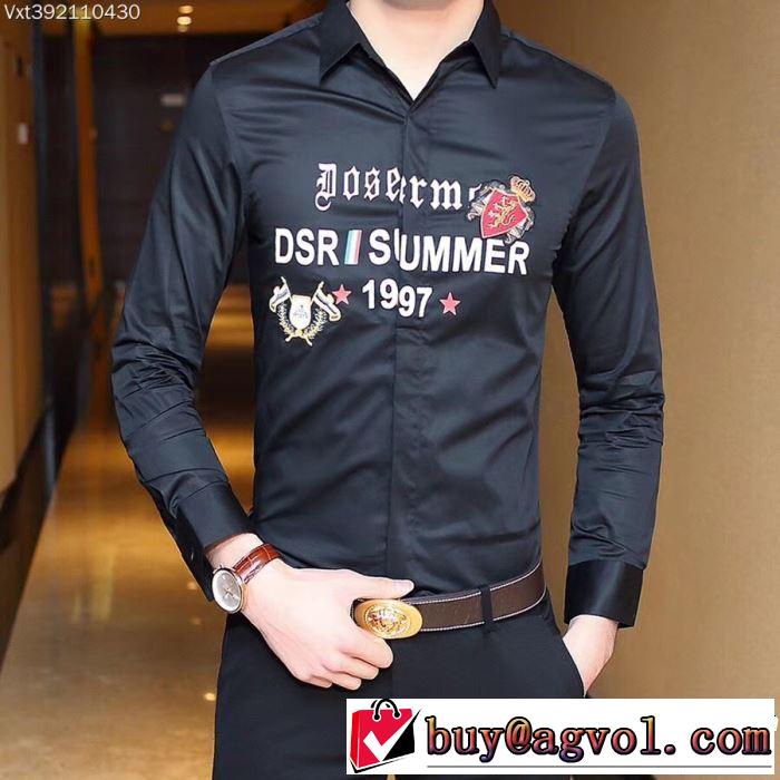  長袖 /ロンT/ロングT/ロングTシャツ 2色可選 大人のこなれた着こなし ドルチェ＆ガッバーナ Dolce&Gabbana 2019SSのトレンド商品