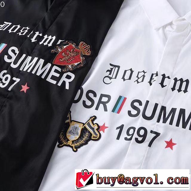長袖 /ロンT/ロングT/ロングTシャツ 2色可選 大人のこなれた着こなし ドルチェ＆ガッバーナ Dolce&Gabbana 2019SSのトレンド商品